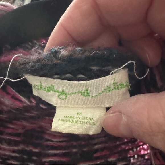 Urban outfitters tribal knit asymmetrical open front cardi sweater - Picture 15 of 16